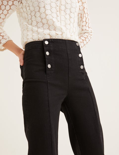 Sailor Wide Leg Jeans - Washed Black Sailor Wide Leg Jeans - Washed Black