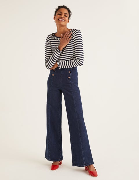 Sailor Wide Leg Jeans - Indigo Sailor Wide Leg Jeans - Indigo