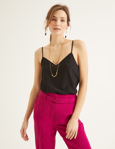 Silk Cami - Black Silk Cami - Black