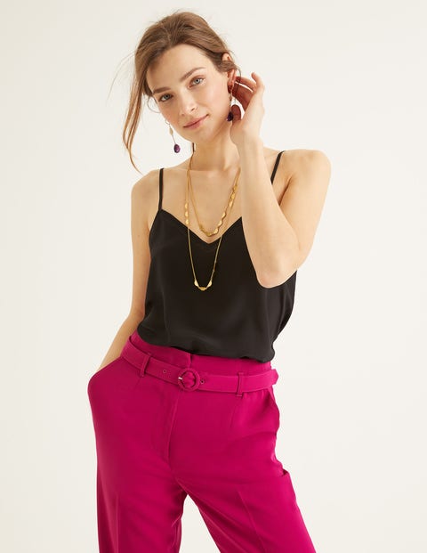 Silk Cami - Black Silk Cami - Black