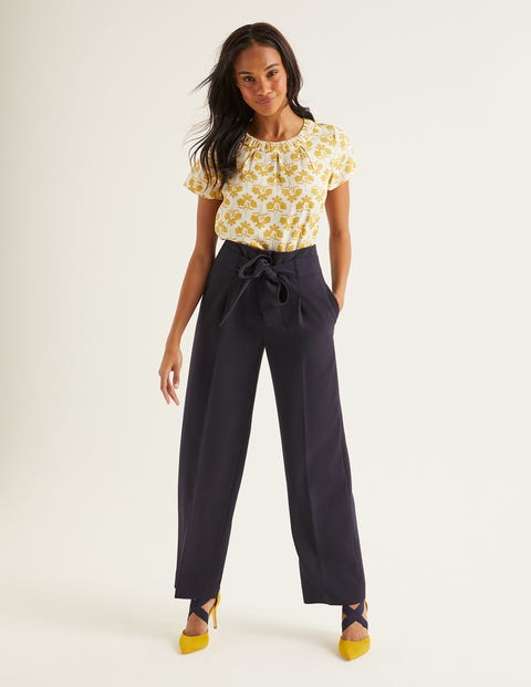 Top Carey - Motif Petal Sprig safran Top Carey - Motif Petal Sprig safran