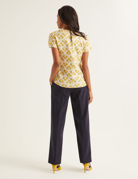 Top Carey - Motif Petal Sprig safran Top Carey - Motif Petal Sprig safran