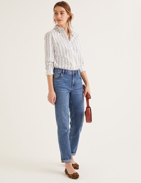 Modern Classic Shirt - Ivory Fish & Chips Modern Classic Shirt - Ivory Fish & Chips