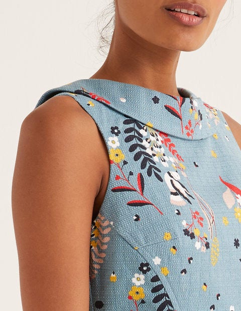 Seam Detail Martha Dress - Heritage Blue, Whimsical Seam Detail Martha Dress - Heritage Blue, Whimsical
