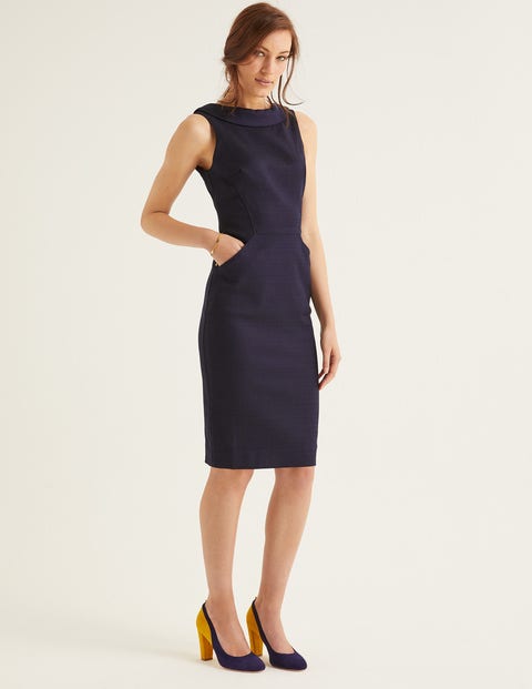 Seam Detail Martha Dress - Navy Seam Detail Martha Dress - Navy