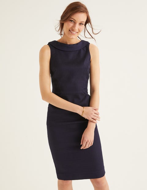 Seam Detail Martha Dress - Navy Seam Detail Martha Dress - Navy