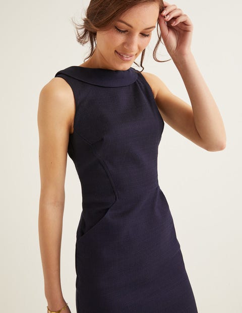 Seam Detail Martha Dress - Navy Seam Detail Martha Dress - Navy