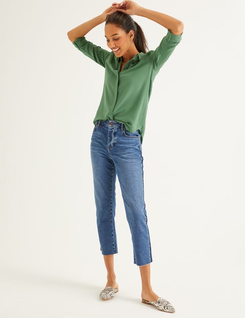 The Silk Shirt - Broad Bean The Silk Shirt - Broad Bean