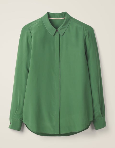 The Silk Shirt - Broad Bean The Silk Shirt - Broad Bean