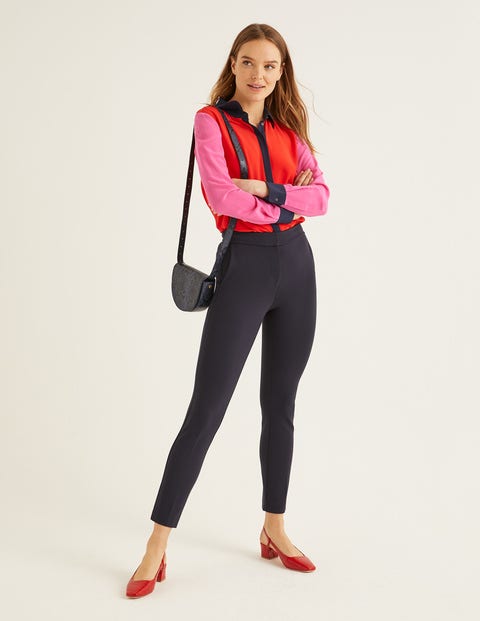 The Silk Shirt - Post Box Red Colour Block The Silk Shirt - Post Box Red Colour Block