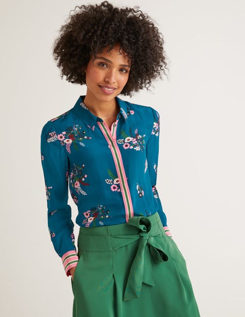 The Silk Shirt - Country Posy The Silk Shirt - Country Posy