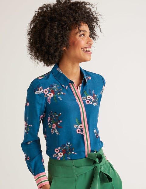 The Silk Shirt - Country Posy The Silk Shirt - Country Posy