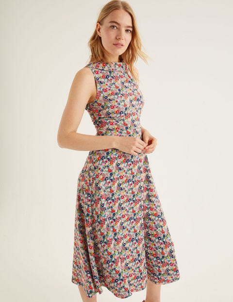 Clarissa Midi Dress - Cameo Blue Country Garden Clarissa Midi Dress - Cameo Blue Country Garden