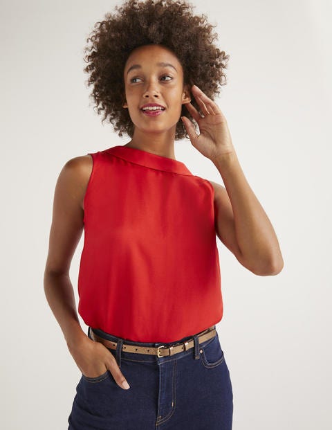 Adriana Top - Post Box Red Adriana Top - Post Box Red