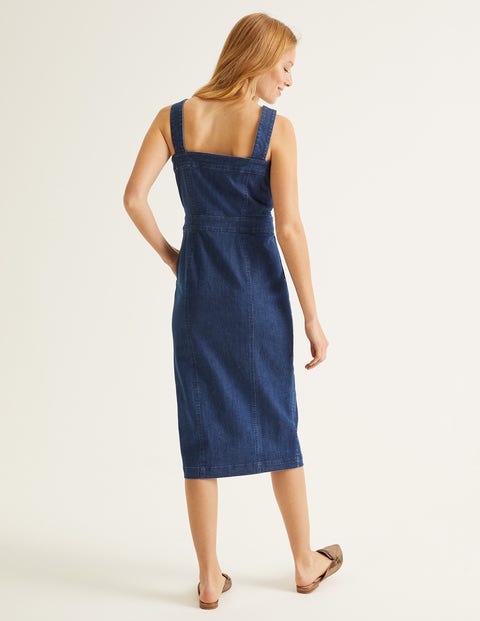 Livia Denim Dress - Mid Vintage Denim Livia Denim Dress - Mid Vintage Denim