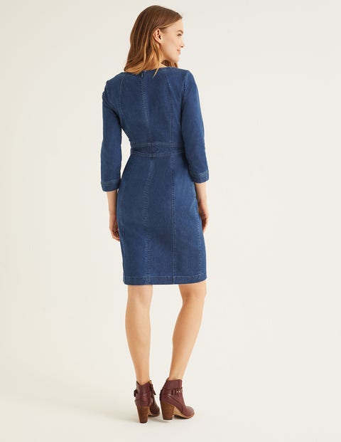 Coraline Dress - Mid Vintage Denim Coraline Dress - Mid Vintage Denim
