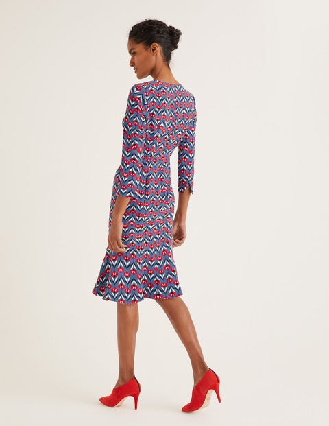 Violette Dress - Heritage Blue Petal Head Violette Dress - Heritage Blue Petal Head