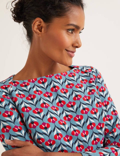 Violette Dress - Heritage Blue Petal Head Violette Dress - Heritage Blue Petal Head