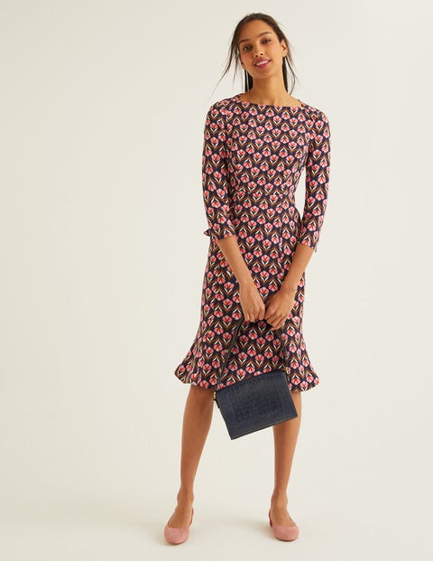 Violette Dress - French Navy Petal Head Violette Dress - French Navy Petal Head