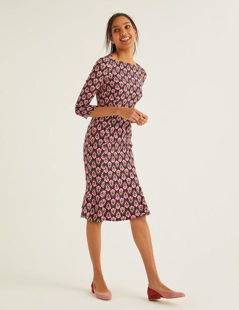 Violette Dress - French Navy Petal Head Violette Dress - French Navy Petal Head