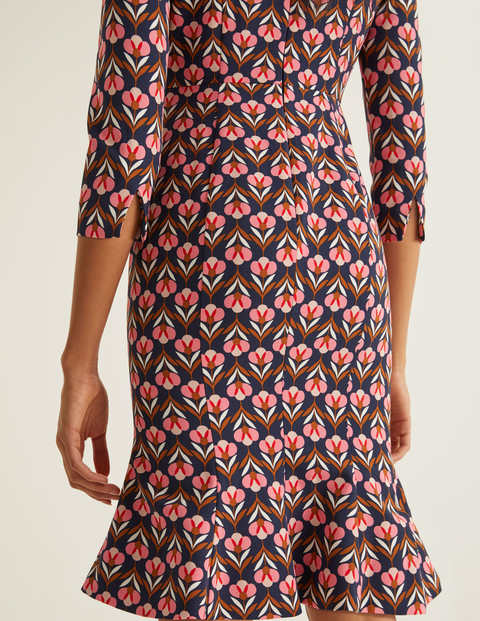 Violette Dress - French Navy Petal Head Violette Dress - French Navy Petal Head
