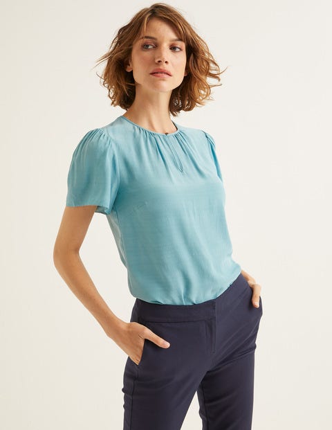 Phoebe Top - Heritage Blue Phoebe Top - Heritage Blue
