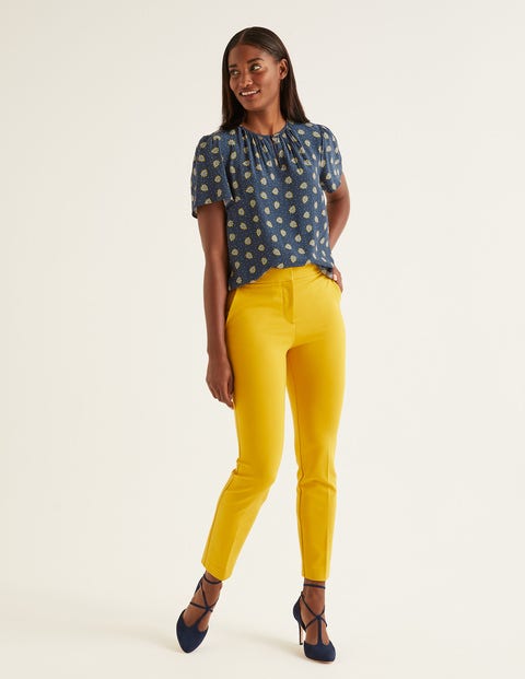Phoebe Top - French Navy Block Stamp Phoebe Top - French Navy Block Stamp