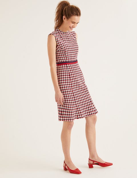Ayla Tweed Dress - Navy and Red Windmill Ayla Tweed Dress - Navy and Red Windmill