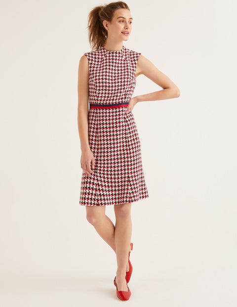 Ayla Tweed Dress - Navy and Red Windmill Ayla Tweed Dress - Navy and Red Windmill