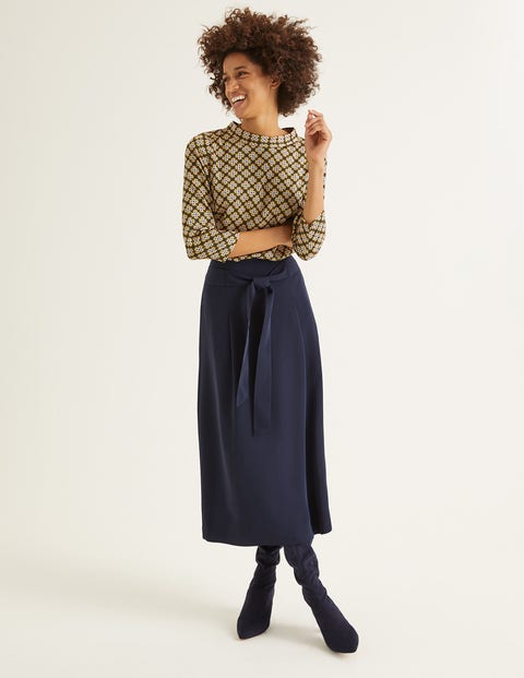 Lily Top - Navy Bud Tile Lily Top - Navy Bud Tile