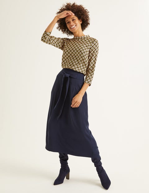 Lily Top - Navy Bud Tile Lily Top - Navy Bud Tile