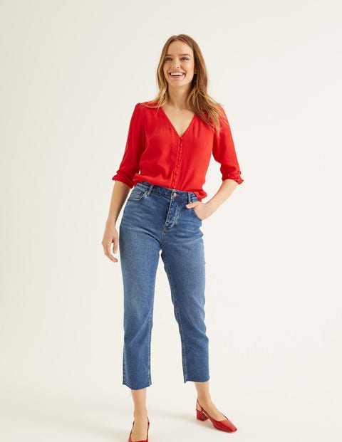Libby Top - Post Box Red Libby Top - Post Box Red