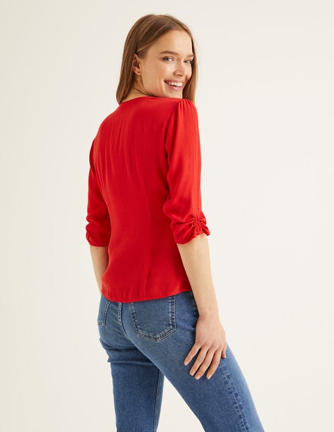 Libby Top - Post Box Red Libby Top - Post Box Red