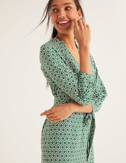Florence Dress - Broad Bean, Ornamental Tile Florence Dress - Broad Bean, Ornamental Tile