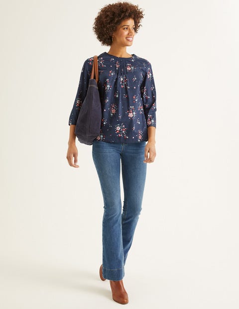 Isabella Top - Navy and Ivory, Daydream Isabella Top - Navy and Ivory, Daydream