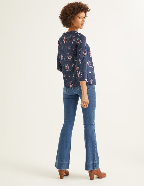 Isabella Top - Navy and Ivory, Daydream Isabella Top - Navy and Ivory, Daydream