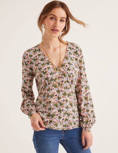 Viola Top - Chalky Pink. Romantic Bloom Viola Top - Chalky Pink. Romantic Bloom