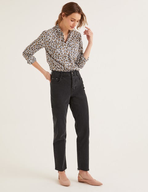 Faye Shirt - Ivory, Chic Leopard Faye Shirt - Ivory, Chic Leopard