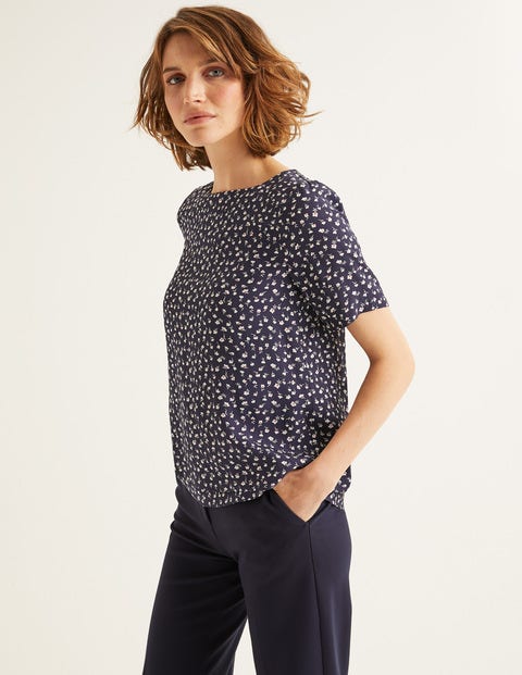 Marisa Top - Navy, Ditsy Petal Marisa Top - Navy, Ditsy Petal