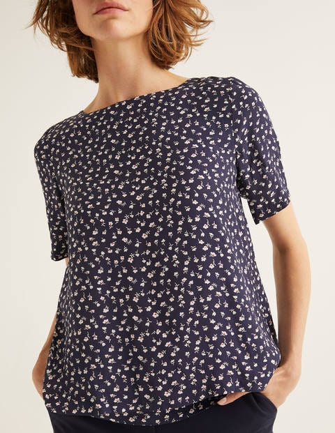 Marisa Top - Navy, Ditsy Petal Marisa Top - Navy, Ditsy Petal