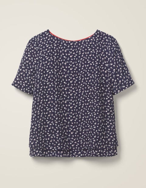 Marisa Top - Navy, Ditsy Petal Marisa Top - Navy, Ditsy Petal