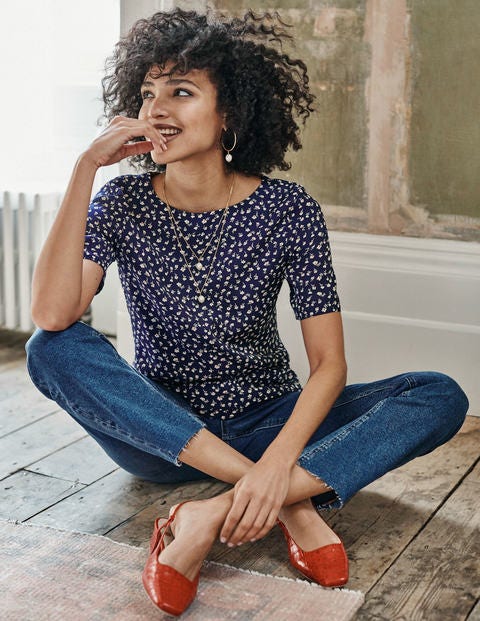 Marisa Top - Navy, Ditsy Petal Marisa Top - Navy, Ditsy Petal