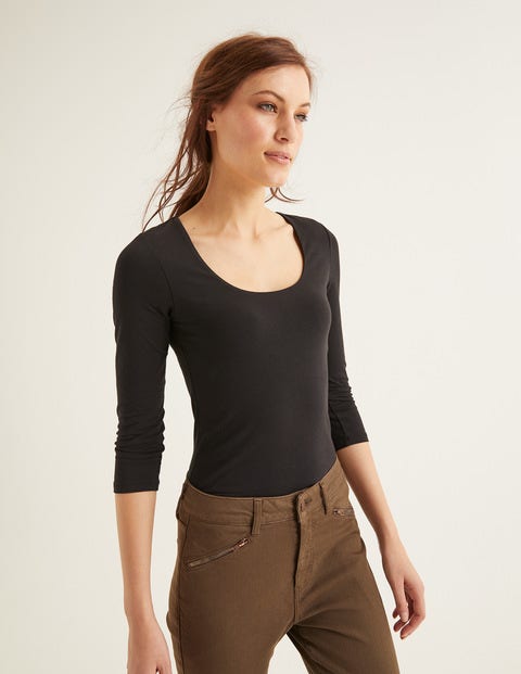 Double Layer Front Top - Black Double Layer Front Top - Black