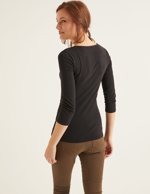 Double Layer Front Top - Black Double Layer Front Top - Black
