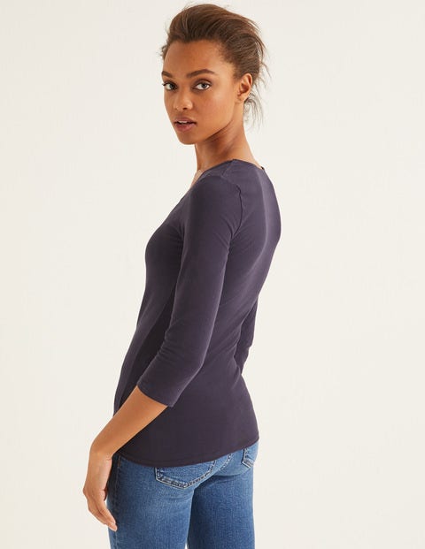 Double Layer Front Top - Navy Double Layer Front Top - Navy