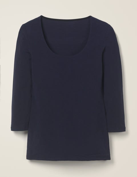 Double Layer Front Top - Navy Double Layer Front Top - Navy