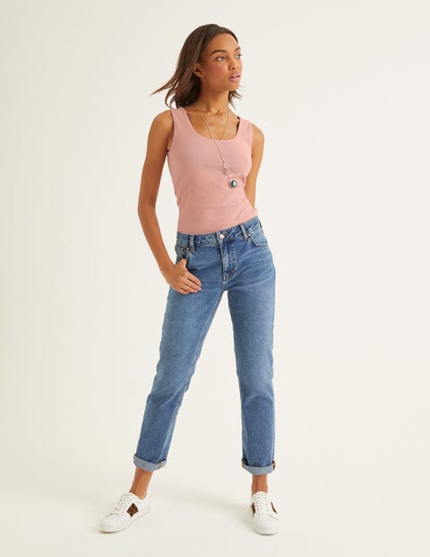 Double Layer Tank - Chalky Pink Double Layer Tank - Chalky Pink
