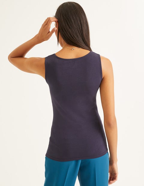 Double Layer Tank - Navy Double Layer Tank - Navy
