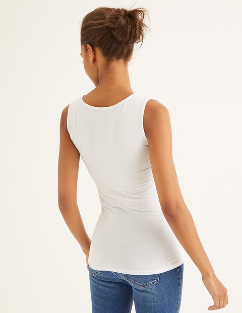 Double Layer Tank - White Double Layer Tank - White