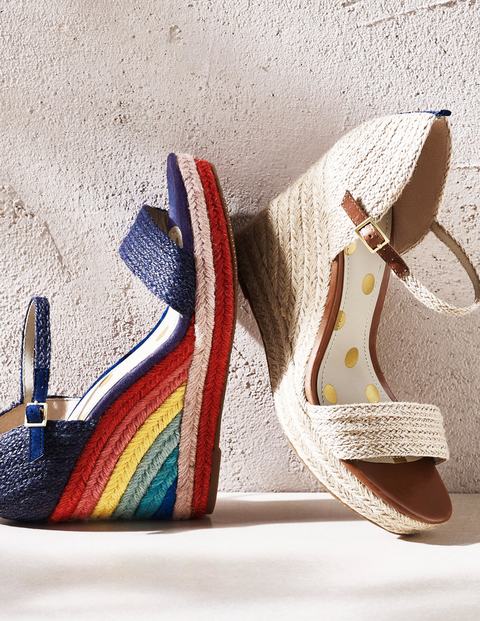Lily Espadrilles mit Keilabsatz - Natur Lily Espadrilles mit Keilabsatz - Natur